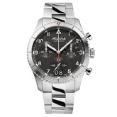 Alpiner Startimer Pilot Quartz Chronograph Black Herrenuhr - AL-372BW4S26B